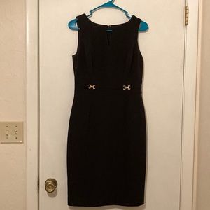 Tahari Arthur S Levine Black Dress Size 4